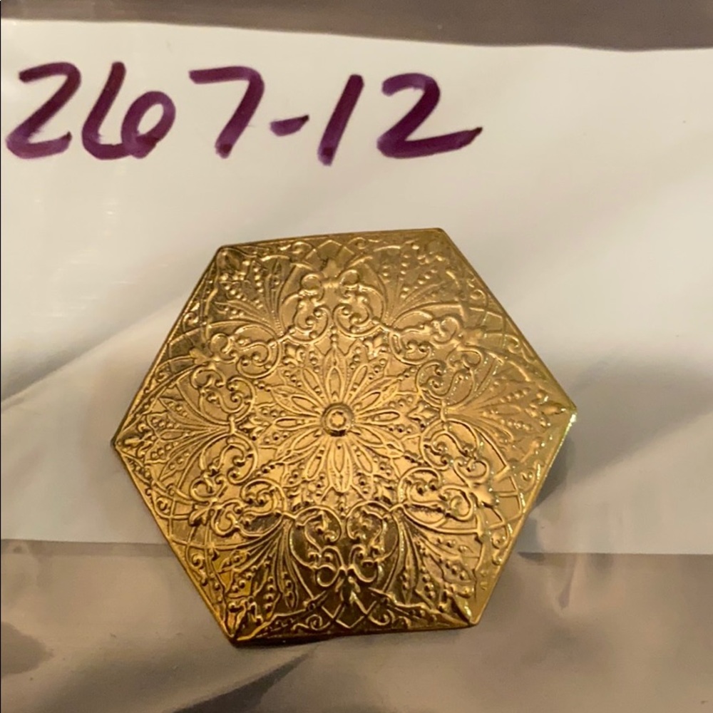 Gold Scarf Pendant
